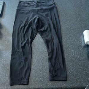 Women’s lulu lemon align black ribbed leggings